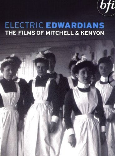 DVD cover for “Electric Edwardians” featuring women in Edwardian attire.