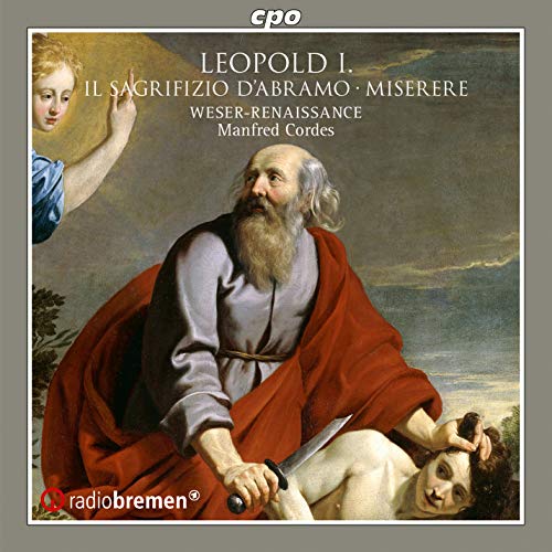 CD cover depicting a dramatic Renaissance painting of Abraham and Isaac.