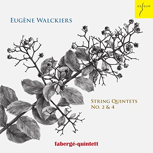 CD cover with sketched plant illustration and composer/work title text.