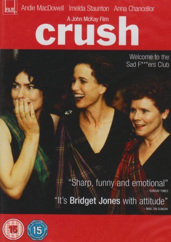 DVD cover for "Crush" featuring three women smiling and laughing.