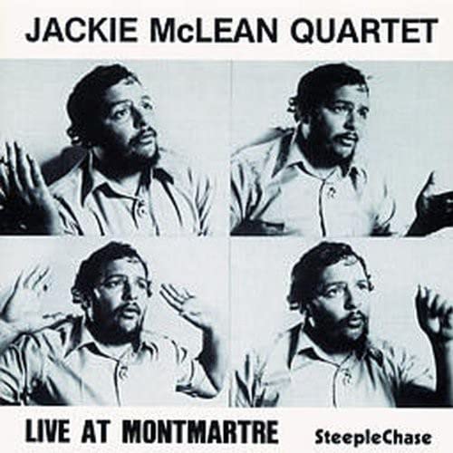 Jackie McLean Quartet album cover with four portraits of the musician.
