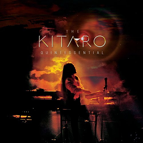Kitaro album cover featuring a silhouetted musician at a synthesizer.
