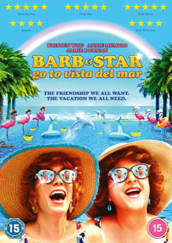 DVD cover for "Barb & Star Go To Vista Del Mar" with two women.
