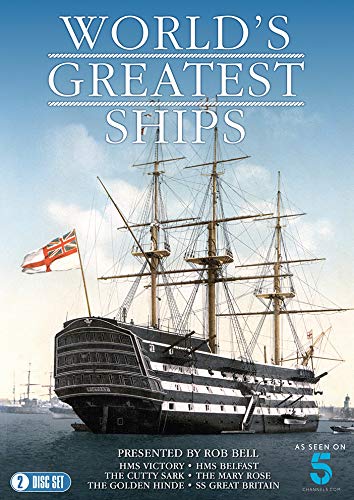 DVD cover featuring a historic warship with multiple masts and a British flag.