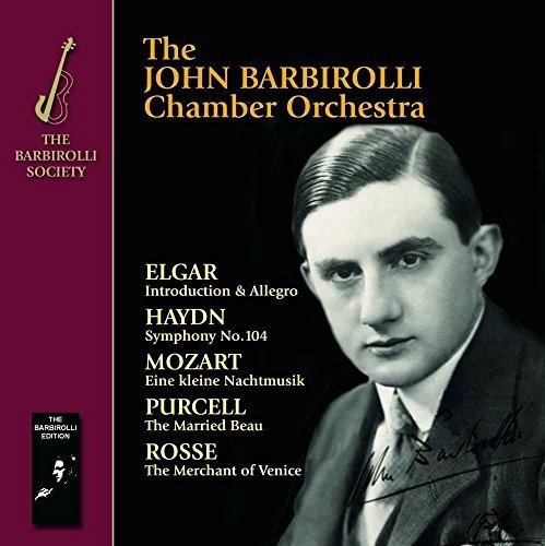 CD cover with a black-and-white portrait of John Barbirolli and listed musical compositions.