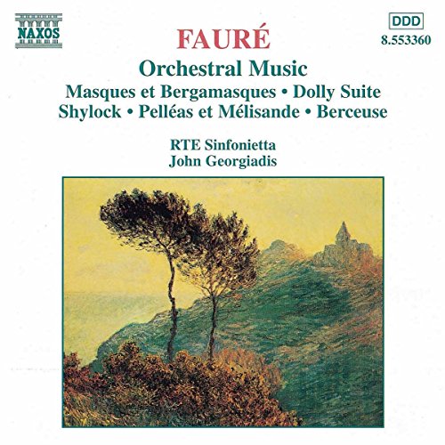 CD cover for Faure orchestral music featuring a landscape painting.