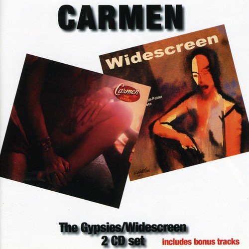 "CD cover art for 'Carmen - Gypsies/Widescreen' with two overlapping album covers."