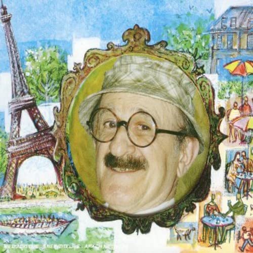 CD cover featuring a portrait of Marcel Zanini with Parisian scenes.