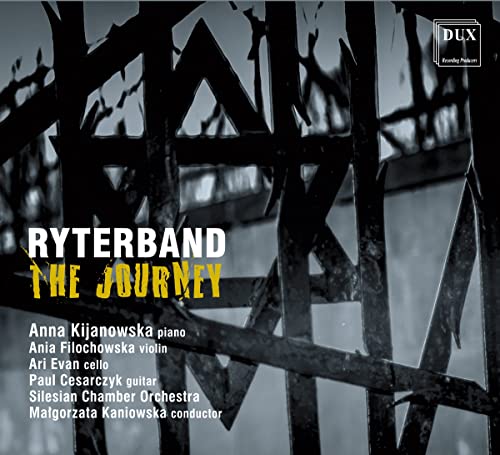 CD cover for "Ryterband: The Journey" featuring abstract metal gate imagery.