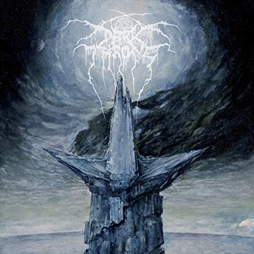 Dark, gothic album cover with a spire and lightning, featuring "plaguewielder" text at the bottom.