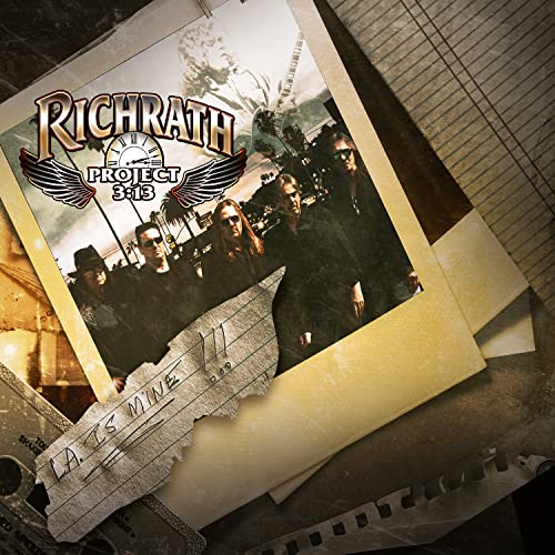 CD cover for Richrath Project 3:13 with a band photo and torn paper.
