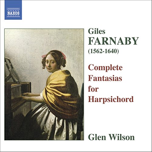 CD cover featuring a painting of a woman playing a harpsichord.
