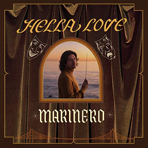 CD cover for Marinero’s “Hella Love” featuring a man in an oval frame.