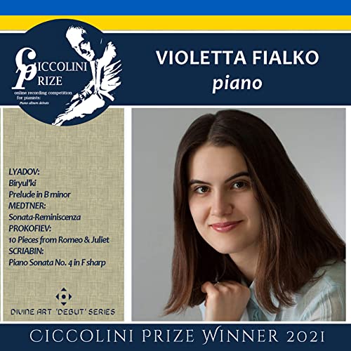 CD cover featuring pianist Violetta Fialko and composer names.