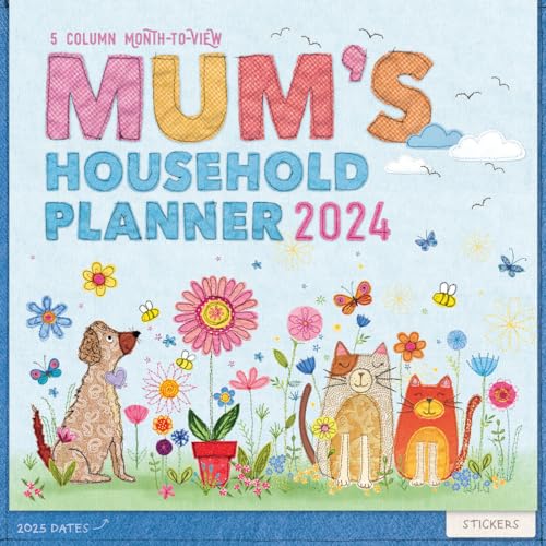 Mums Fabric Household Wall Planner 2024