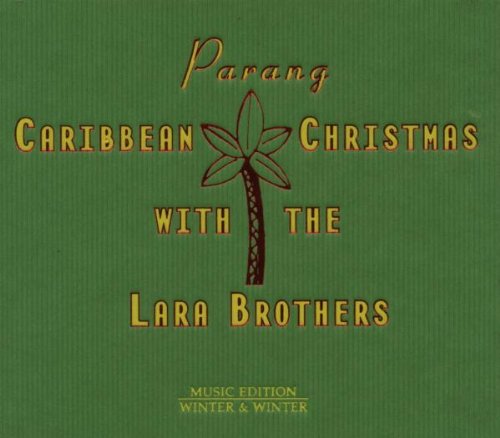 A green album cover with yellow text and a palm tree illustration.