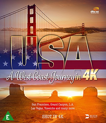 USA 4K Blu-ray cover featuring Golden Gate Bridge and desert landscape.