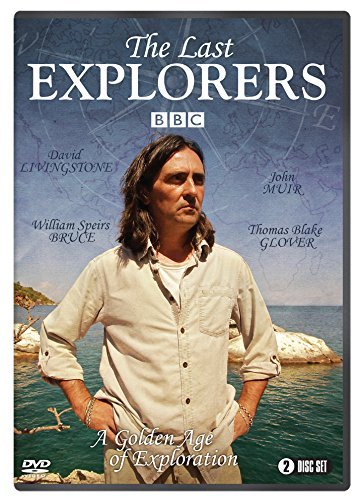 DVD cover for “The Last Explorers” featuring David Livingstone’s portrait.