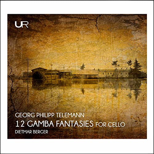 CD cover with a flooded building reflected in still water.