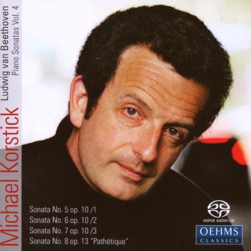 CD cover featuring a portrait of pianist Michael Korstick.