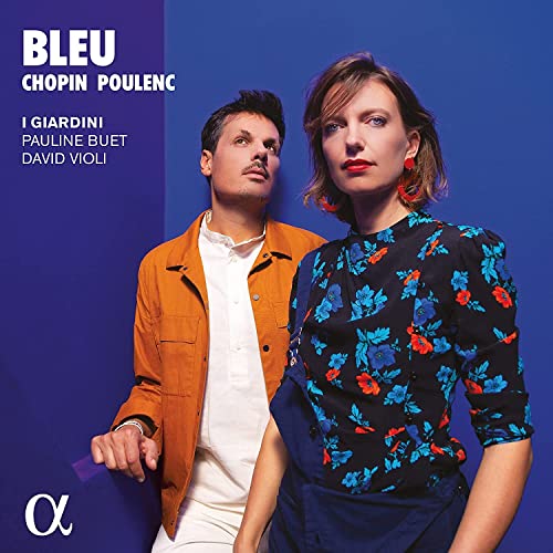 CD cover featuring a man and woman against a blue background.