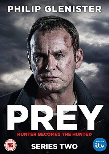 DVD cover for Prey Series 2 featuring a close-up portrait of Philip Glenister.