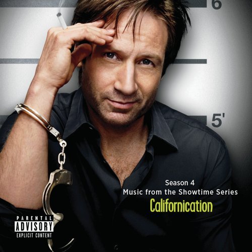CD cover: David Duchovny in handcuffs, mugshot background, "Californication" text.