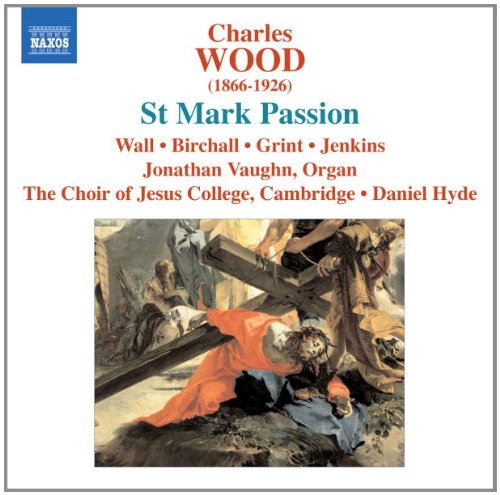 CD cover for “St Mark Passion” featuring a painting of Christ’s crucifixion.