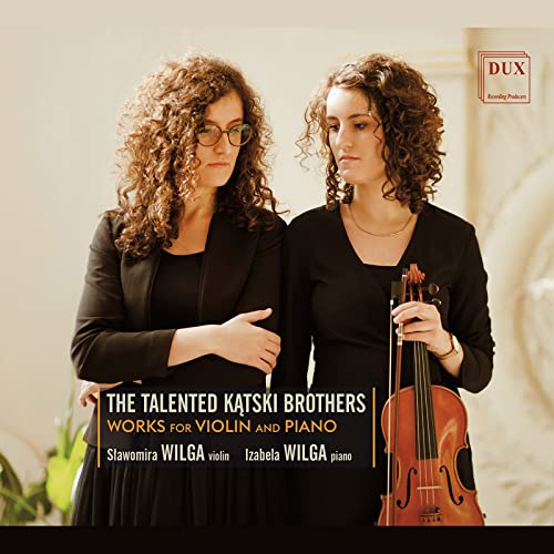 CD cover featuring two young people, one holding a violin.