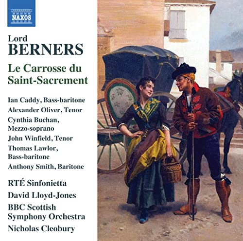 CD cover depicting a historical painting of two figures with a carriage.