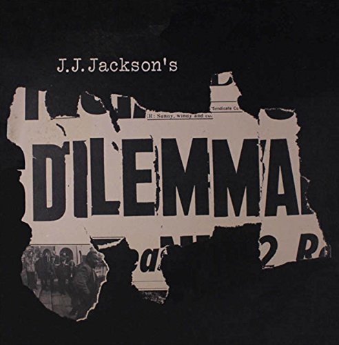 CD cover for J.J. Jackson’s “Dilemma” with torn paper effect.