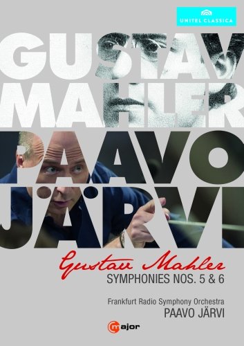 DVD cover featuring conductor Paavo Järvi and composer Gustav Mahler.