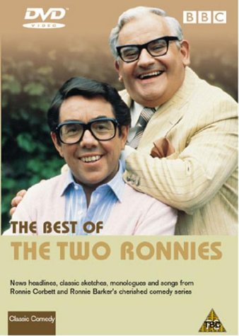 DVD cover featuring Ronnie Corbett and Ronnie Barker, both wearing glasses.
