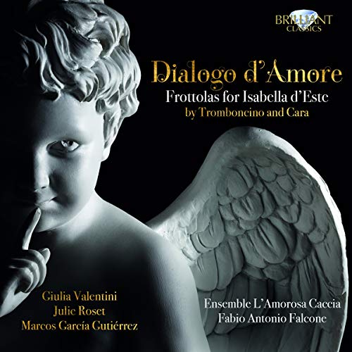 A CD cover featuring a marble cherub statue against a black background.