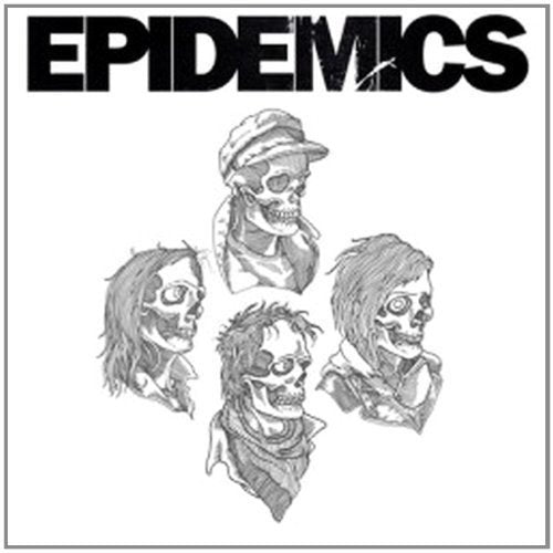 CD cover with sketched portraits of five undead or skeletal figures.