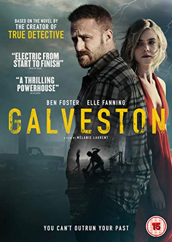 DVD cover for "Galveston" featuring Ben Foster and Elle Fanning.