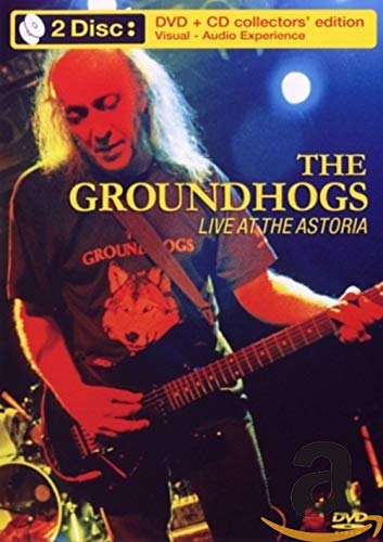 DVD cover for The Groundhogs’ “Live At The Astoria” concert.