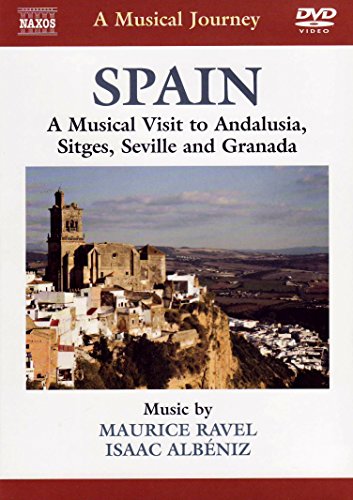 DVD cover for "Spain: Andalusia/Seville" featuring a white hilltop town.
