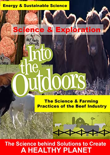 DVD cover featuring cattle, hay bales, and text about beef industry science.