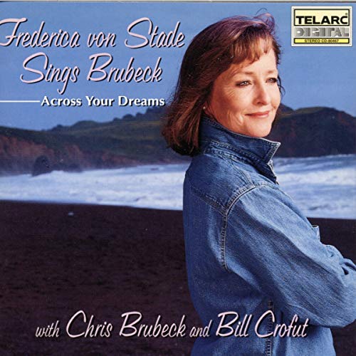 CD cover featuring Frederica von Stade, a singer, by the ocean.