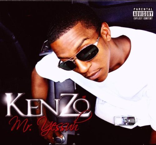 "Album cover featuring a man in a car, wearing sunglasses and a white shirt."