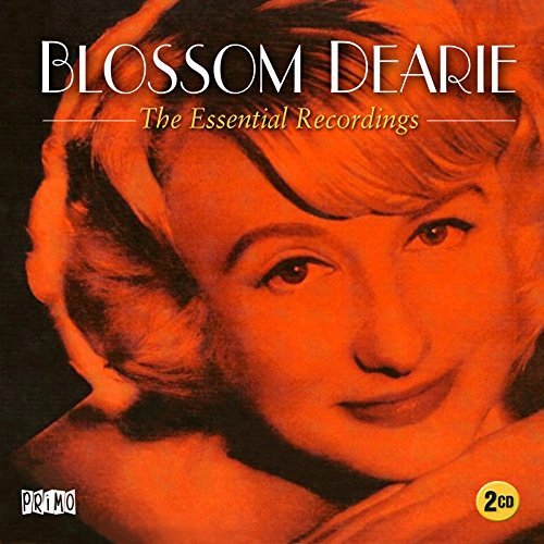"CD cover with a woman's portrait, orange-toned, and 'Blossom Dearie' text at the top."