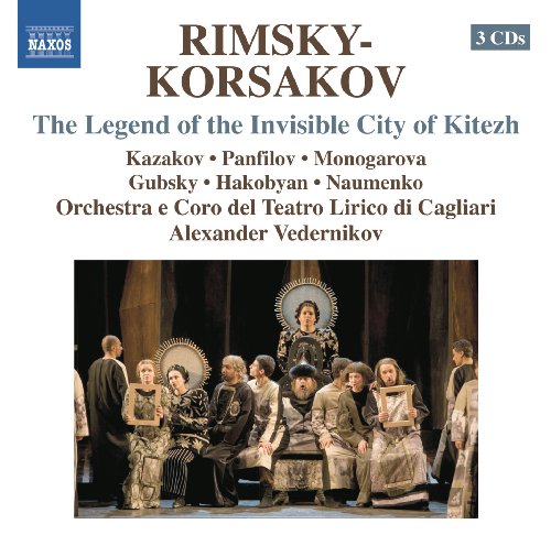 CD cover for Rimsky-Korsakov's "The Legend of the Invisible City of Kitezh" opera.