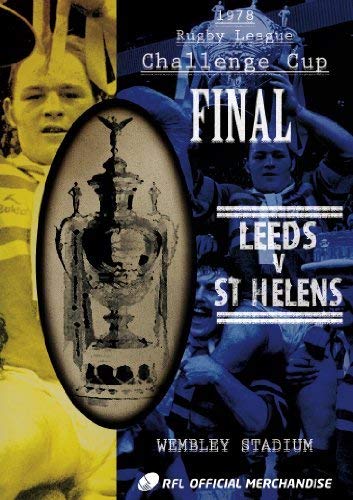 1978 Rugby League Challenge Cup Final DVD cover, Leeds vs St Helens.