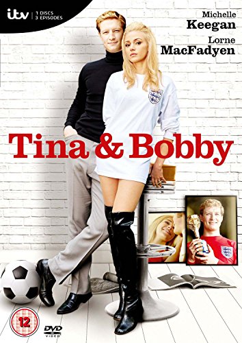 DVD cover for “Tina & Bobby” featuring a couple and a soccer ball.
