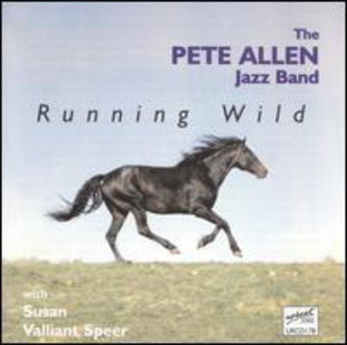 "CD cover featuring a black horse running in a field with blue sky."