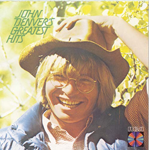 John Denver’s “Greatest Hits” CD cover with a smiling portrait.