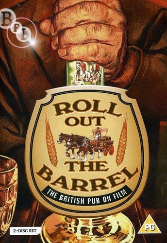 DVD cover for “Roll Out The Barrel” featuring a pub sign and beer glasses.