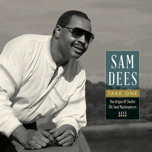 Sam Dees portrait album cover, "Take One", featuring 70s soul music.