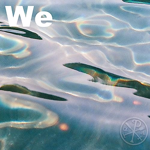 CD cover for “We” by A.p.a.t.t., abstract iridescent water texture.